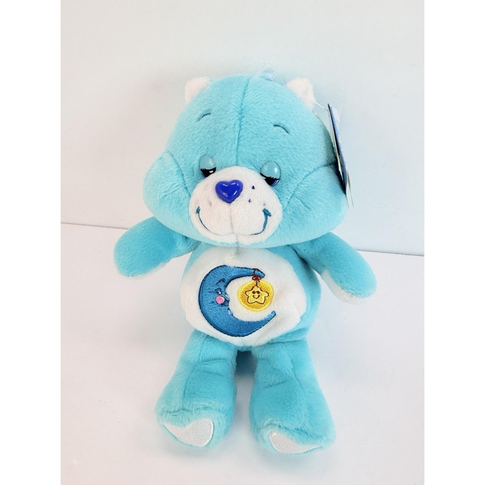 Care Bears Bedtime Bear Plush 8" Stuffed Animal With TAG 2002 Vintage #2